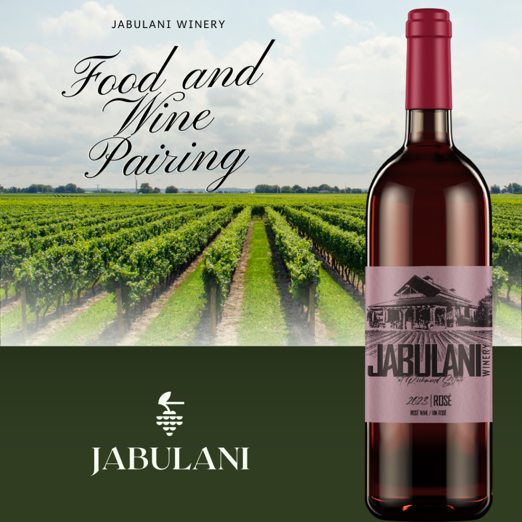 Jabulani Wine against a Vineyard Backdrop